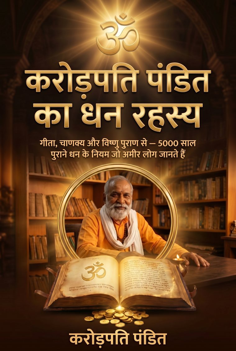 करोड़पति पंडित का धन रहस्य — पुस्तक का आवरण